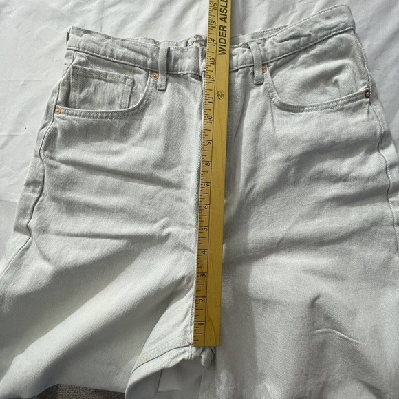 We The Free Women's Size 30 Frank Dad Jeans Icy Blue High Wasted Straight Cotton - Picture 7 of 12